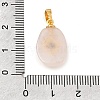 Natural Rose Quartz Pendants G-T151-03F-3