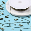 DIY 3m Brass Cable Chain Jewelry Making Kit DIY-YW0005-75AB-5