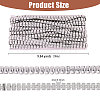 Rectangle Plastic Beaded Trimming DIY-WH0656-36A-2