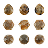 9Pcs 3 Style Natural Labradorite Cabochons G-FH0001-27-1