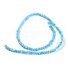 Handmade Millefiori Glass Bead Strands LAMP-J035-4mm-09-6