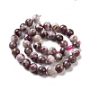 Natural Plum Blossom Tourmaline Beads Strands G-P477-01C-01-4