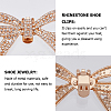 4Pcs Alloy Rhinestone Shoe Decoration AJEW-GF0009-29KCG-6