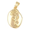 Rack Plating Brass Pendants KK-R165-04G-1