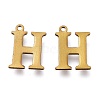 PVD Vacuum Plating  304 Stainless Steel Charms STAS-H112-H-AB-1