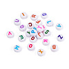 Craftdady 1300Pcs 26 Style Initial Acrylic Beads OACR-CD0001-01-2