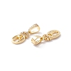 Eco-Friendly Brass Micro Pave Cubic Zirconia Pendants KK-K265-01G-O-2