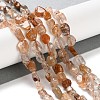 Natural Rutilated Quartz Beads Strands G-P497-01C-20-2