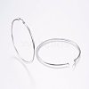 Tarnish Resistant 304 Stainless Steel Big Hoop Earrings EJEW-F105-16P-2