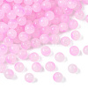 400Pcs Baking Paint Transparent Glass Beads DGLA-YW0001-61I-1