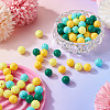 Opaque Acrylic Beads OACR-TAC0014-06E-5
