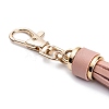 Imitation Leather with Light Gold Alloy Clasps Tassel Big Pendants Decorations AJEW-WH0223-28A-03-2