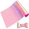 Rainbow PVC Vinyl Laser Film Paper DIY-WH0308-21B-1