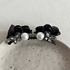 Imitation Pearl Butterfly Claw Hair Clips PW-WGA7C94-01-1