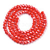 Electroplate Glass Beads Strands X-EGLA-A034-P10mm-A10-3