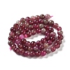 Natural Jade Imitation Watermelon Tourmaline Beads Strands G-NH0006-A01-01-1-3