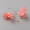 Acrylic Flower Dangle Earrings EJEW-WH0009-30H-2