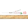 Resin Rabbit & Glass Beaded Mobile Straps HJEW-FZ00007-4