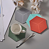 Hexagon PVC Hot Pads Heat Resistant Sets CF-TAC0001-09-14