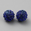 Handmade Polymer Clay Rhinestone Beads CLAY-WH0011-08Q-1