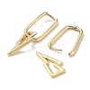 Brass Dangle Hoop Earrings EJEW-L269-050G-2