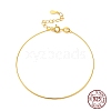 925 Sterling Silver Bangles BJEW-G681-01A-G-1
