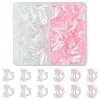 40Pcs 2 Colors Plastic Clip-on Earring Findings KY-FS0001-23-1