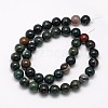 Natural Bloodstone Beads Strands G-N0166-04-8mm-2