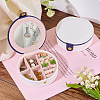 Round PU Leather & Plastic Jewelry Set Storage Box CON-TAC0014-06A-7