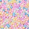 Opaque Baking Paint Glass Seed Beads SEED-T008-02-M01-3