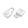 Rack Plating Alloy Pendants PALLOY-T091-08P-NR-2