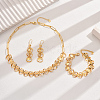 Elegant Vintage Fashion Round Brass Jewelry Set for Women MY7446-1