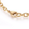 304 Stainless Steel Link Bracelets & Stud Earrings & Pendant Necklaces Sets SJEW-E335-03-8