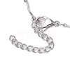 304 Stainless Steel Wavy Bar Link Chain Macrame Pouch Necklace Making NJEW-JN05065-02-4