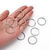 Non-Tarnish 201 Stainless Steel Linking Rings X-STAS-F192-001P-03-4