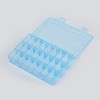 Plastic Removable Bead Containers CON-WH0070-84B-2