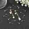 SHEGRACE Brass Stud Earring Findings XGRQ58470-769G-4