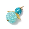 Seed Beads Alloy Pendants PALLOY-MZ00284-02-3