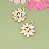 Brass Pendants KK-V006-01G-02-1
