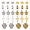 Kissitty 100Pcs 10 Style  Tibetan Style Alloy Pendants FIND-KS0001-22-2