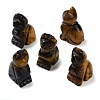 Natural Tiger Eye Carved Healing Figurines G-B062-04B-1