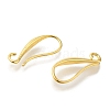 Rack Plating Brass Earring Hooks KK-C081-10G-2