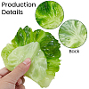 PVC Imitation Lettuce Leaf DJEW-WH20002-23-6