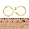 Brass Hoop Earrings for Women EJEW-I270-13A-G-5