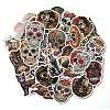 Day of the Dead graffiti stickers 50 pieces AJEW-R002-06A-3