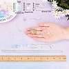 DIY Glass Flower Drop Earring Making Kit DIY-SC0018-36-9