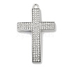 Alloy Rhinestone Big Pendants ALRI-S001-13A-P-1