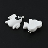 Halloween Themed Opaque Resin Pendants LS-RESI-CJC0006-028C-1