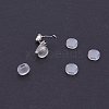 Comfort Plastic Pads for Clip on Earrings KY-PH0007-01-6