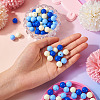 Opaque Acrylic Beads OACR-TAC0014-06G-6